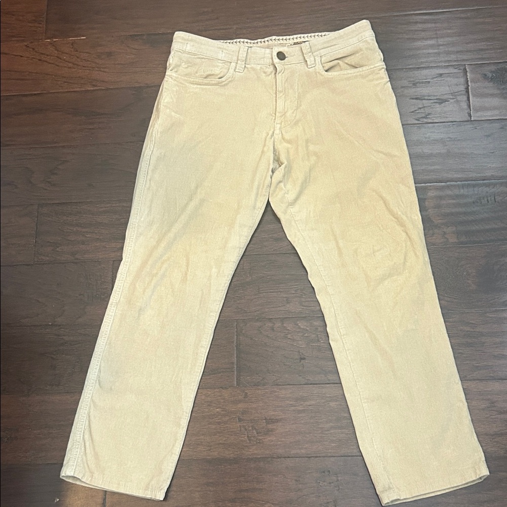 Vintage 1946 Men's Corduroy Pants in Tan
